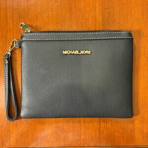 Michael Kors Large Zipper Clutch Bag